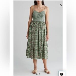 maisie gauze smocked midi dress Maisie | Dresses | Maisie Cotton Gauze Tiered Midi Dress